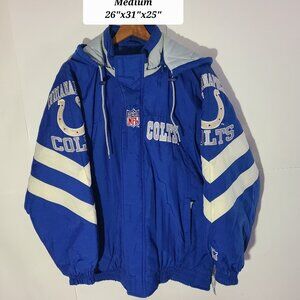 Vintage 90s Starter NFL Pro Line Indianapolis Colts Men's Medium Puffer Jacket